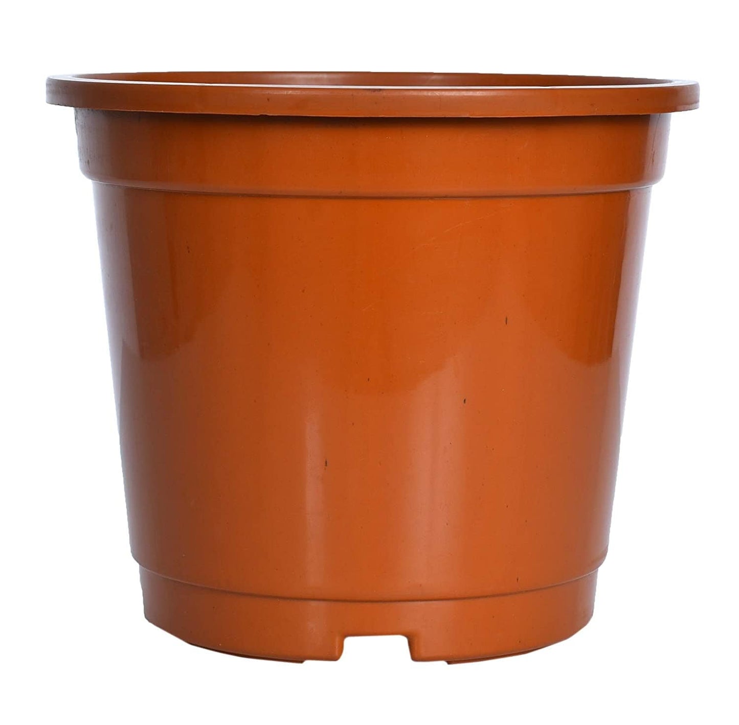 Akura Plastic Planter (Brown, Set Of 3)