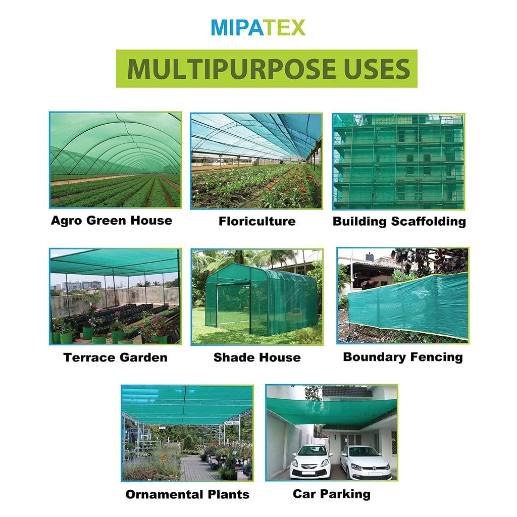 Mipatex Green Shade Net (1m x 3m)