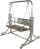 Kaushalendra Stainless Steel Swing Jhula With Reversible Seat (2 Seater)