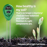 3-in-1 Moisture, Soil Tester & pH Meter