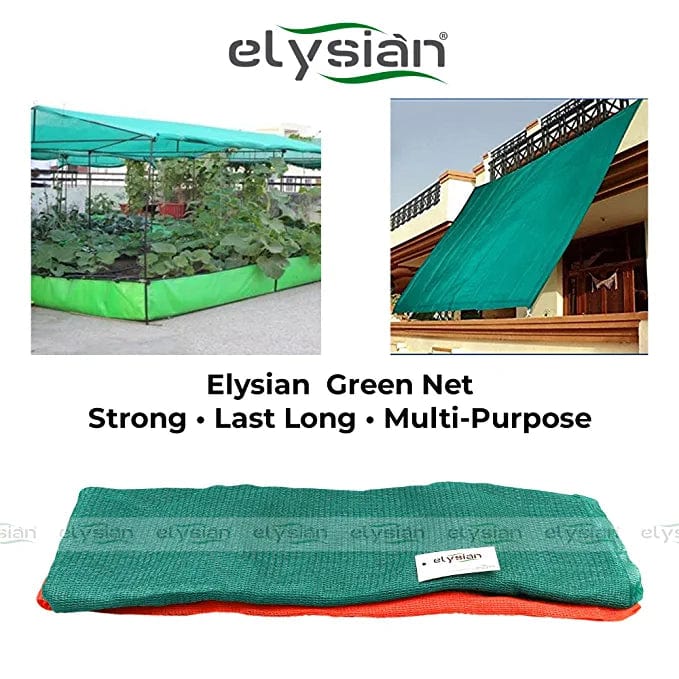 Elysian UV Resistant Green Shade Net For Agriculture - 3x3 meters