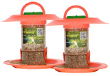 Skybeings Bird Feeder With Hut (Small, Orange)