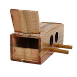 Elysian Decorative Wooden Bird House for Garden (25x9.5x8 cm)