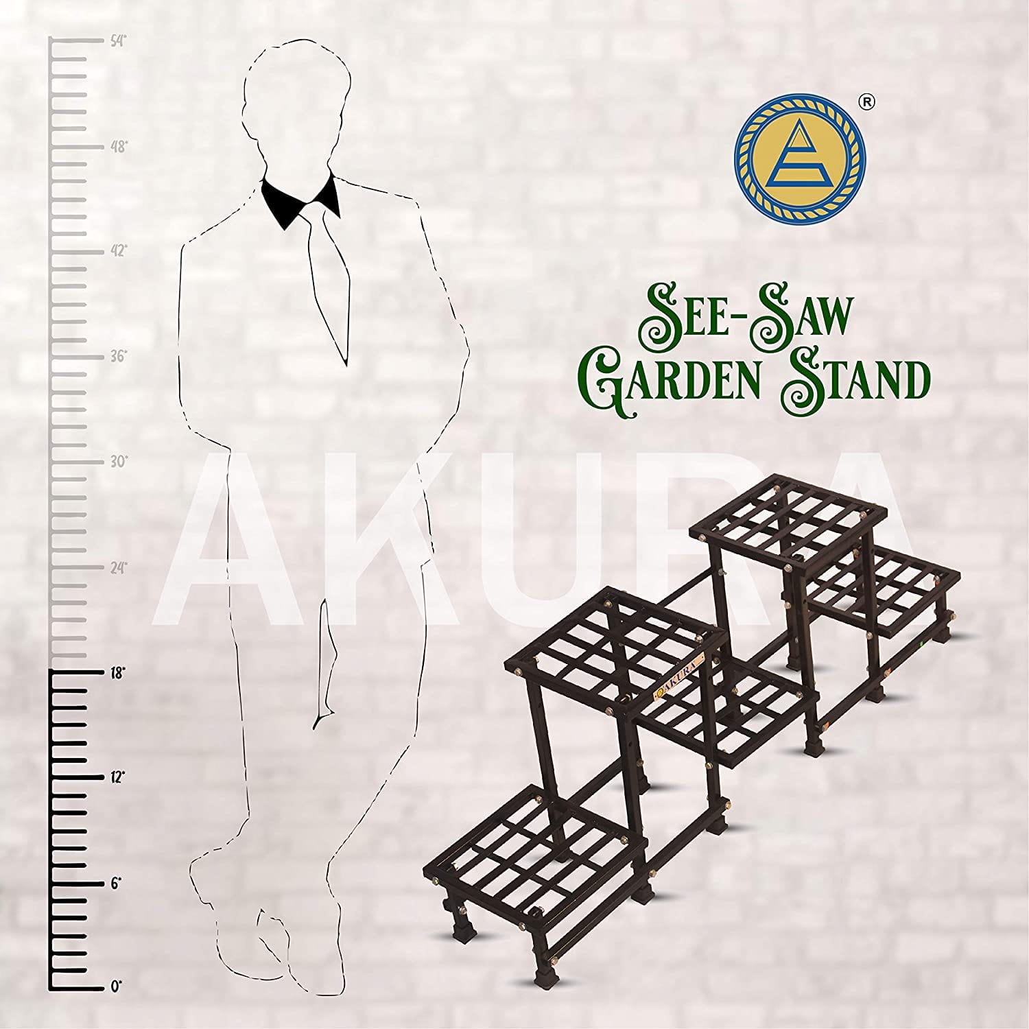 Akura Metal Planter Stand