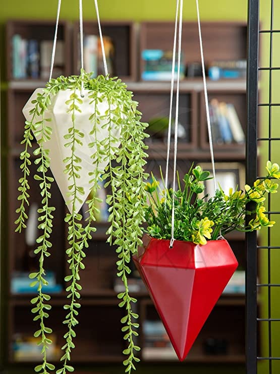 LLOKA Luxurious Fiberglass Hanging Pots & Planters - Akasa_Gcon_01