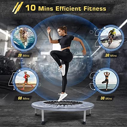 Fitness Guru Foldable Mini Exercise Trampoline