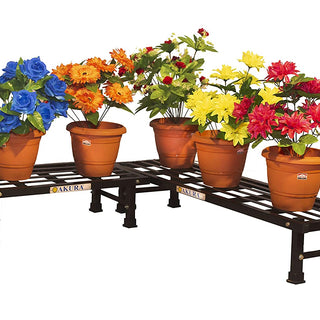 Corner Metal Planter Stand