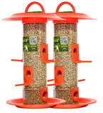 Skybeings Bird Feeder With Hut (Large, Orange)