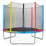 Fitness Guru Toddler Trampoline With Net Safety High Mould Base