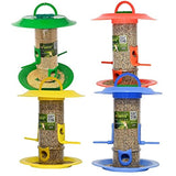 Skybeings Bird Feeder With Hut (Multiple Colours) - Pack of 4