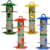 Skybeings Bird Feeder With Hut (Multiple Colours) - Pack of 4