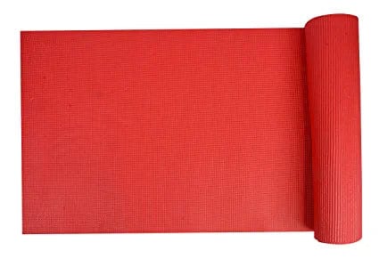 Kushuvi Anti-Skid 6 Feet Long Extra Thick Yoga Mat (Red)