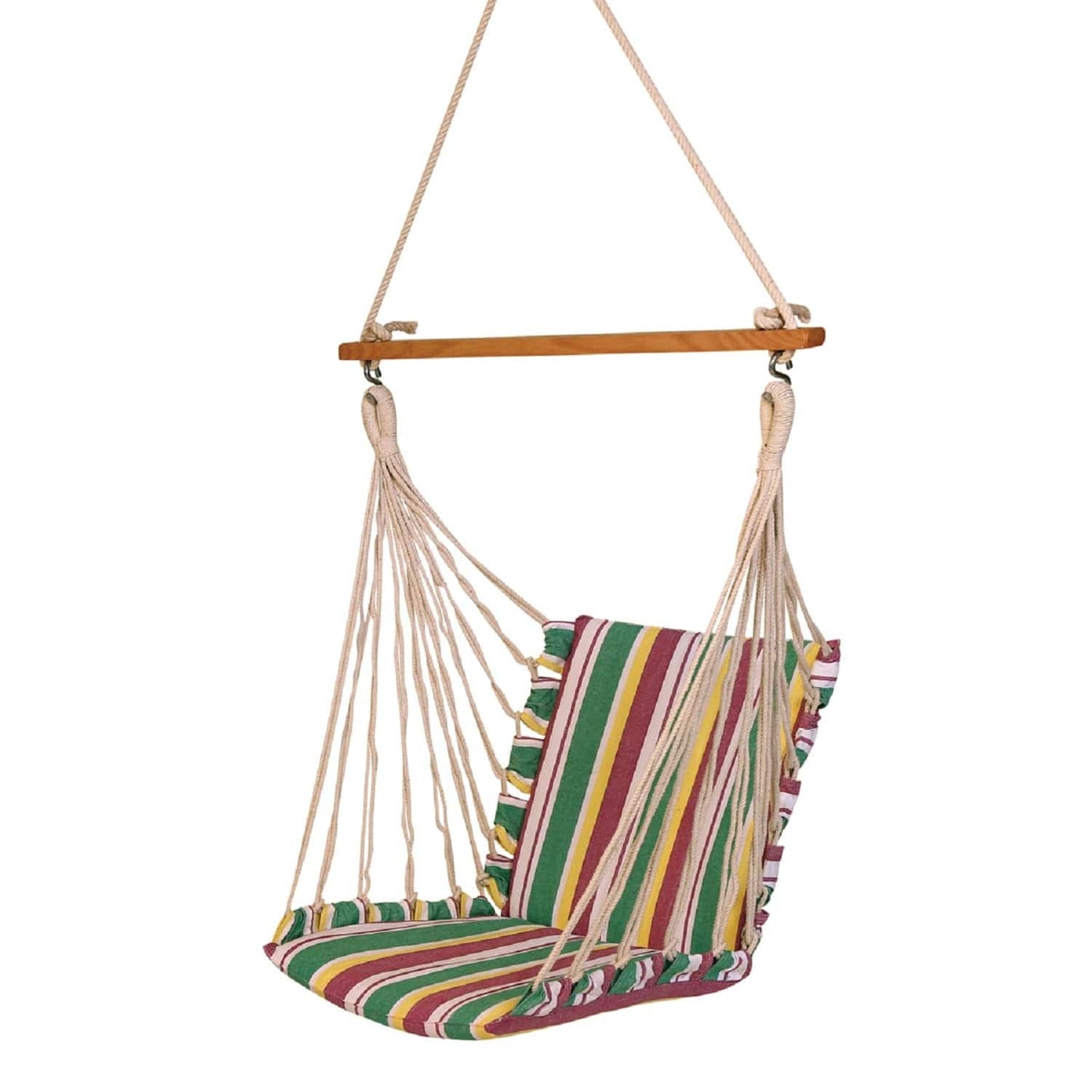 Cotton Indoor Cushioned Swing Chair, Weight Capacity 113Kg- 90 X 130 cm