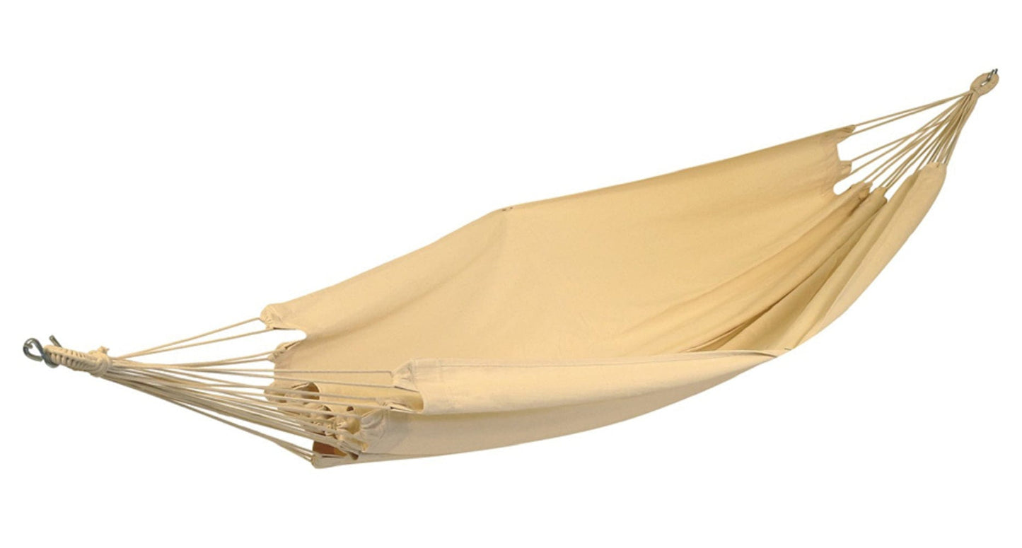 Brazilian Cotton Canvas Hammock for Two Person, Weight Capacity of 180 kg- 150W X 200L cm