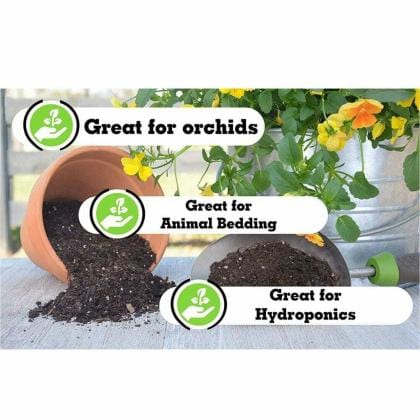 Coir Block/ Coco Peat/ Coco Powder for Hydroponics (4.5 kgs)