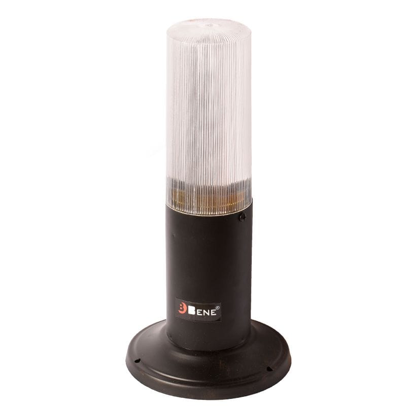 BENE Benjamin Bollard Lights 31 cms (Clear, Black)