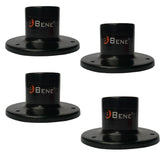 BENE Round Base Stand For Garden Lights MS (Black, 11 cms)