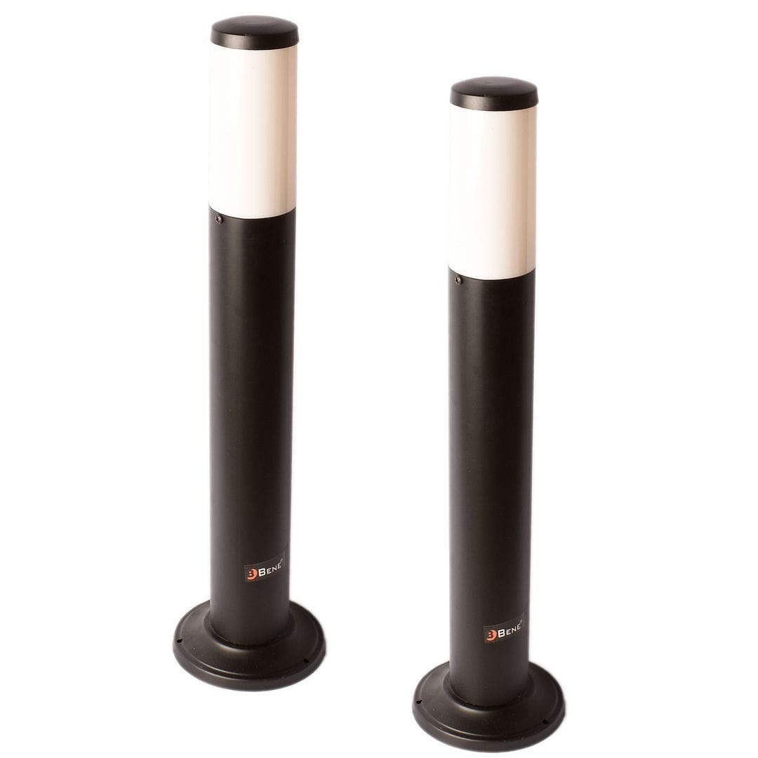 BENE Benjamin Bollard Light 62 cms (Milky, Black)