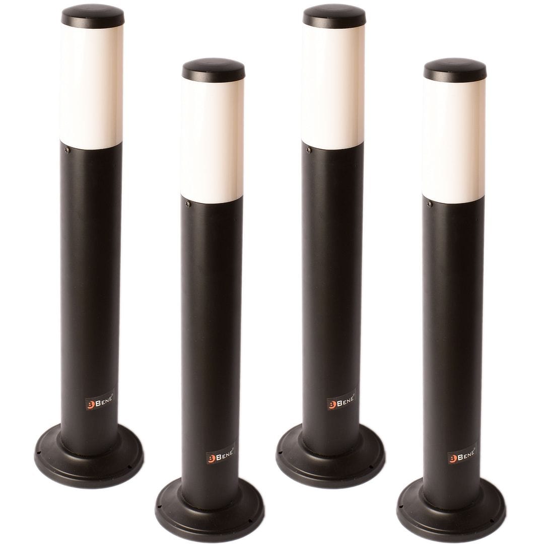 BENE Benjamin Bollard Light 62 cms (Milky, Black)