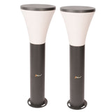 BENE Rio Bollard Aluminium Light 59 cms (Milky ,Grey)