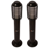 BENE Vaasa Bollard Light 62 cms (Milky, Black)