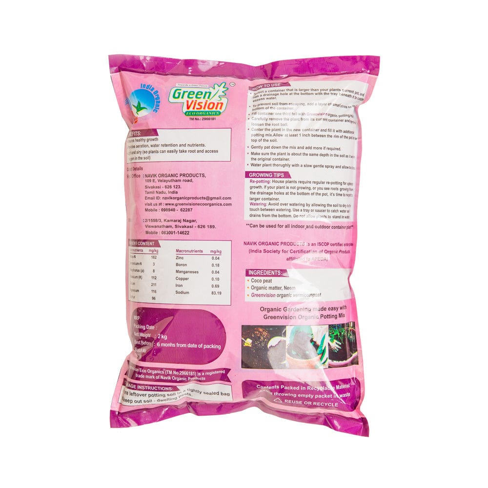 Greenvision Eco Organics Potting Mix (Organic Manure)