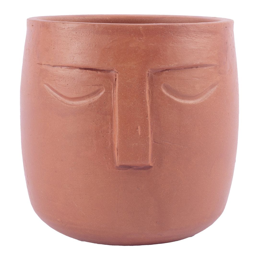 Lokabazar Face Design Planter