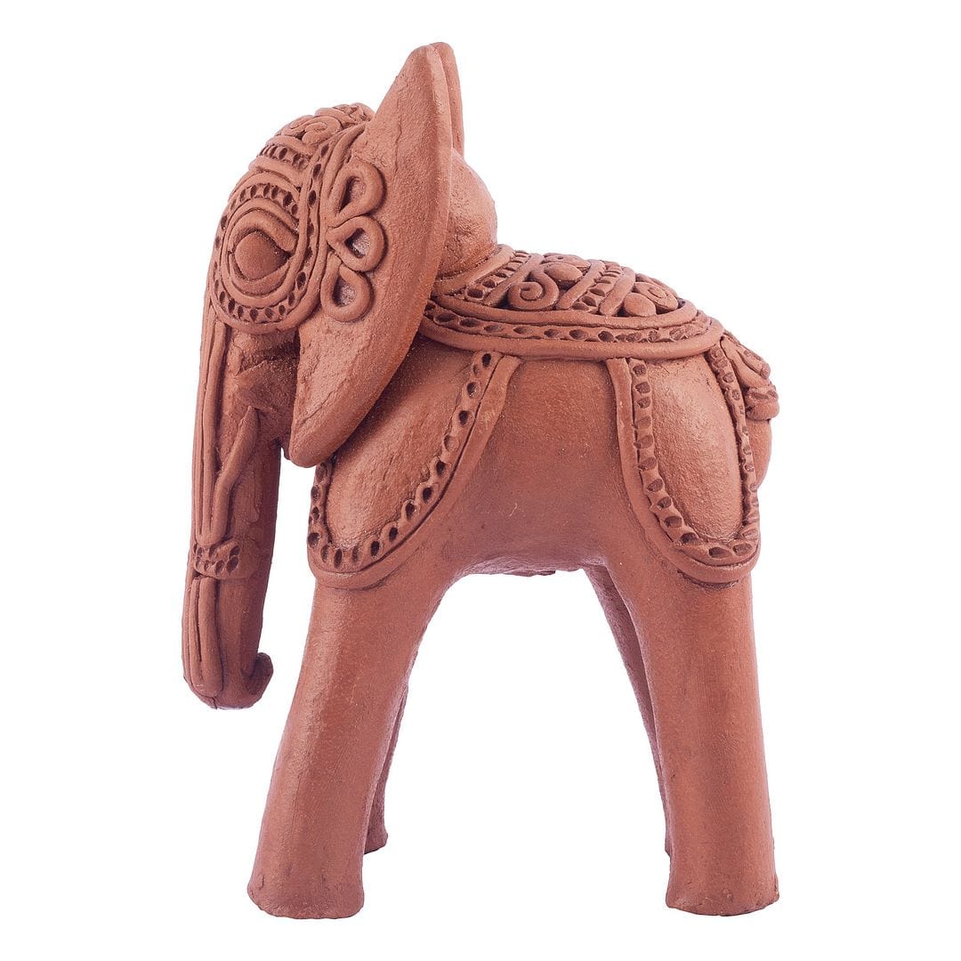 Lokabazar Small Terracotta Elephant