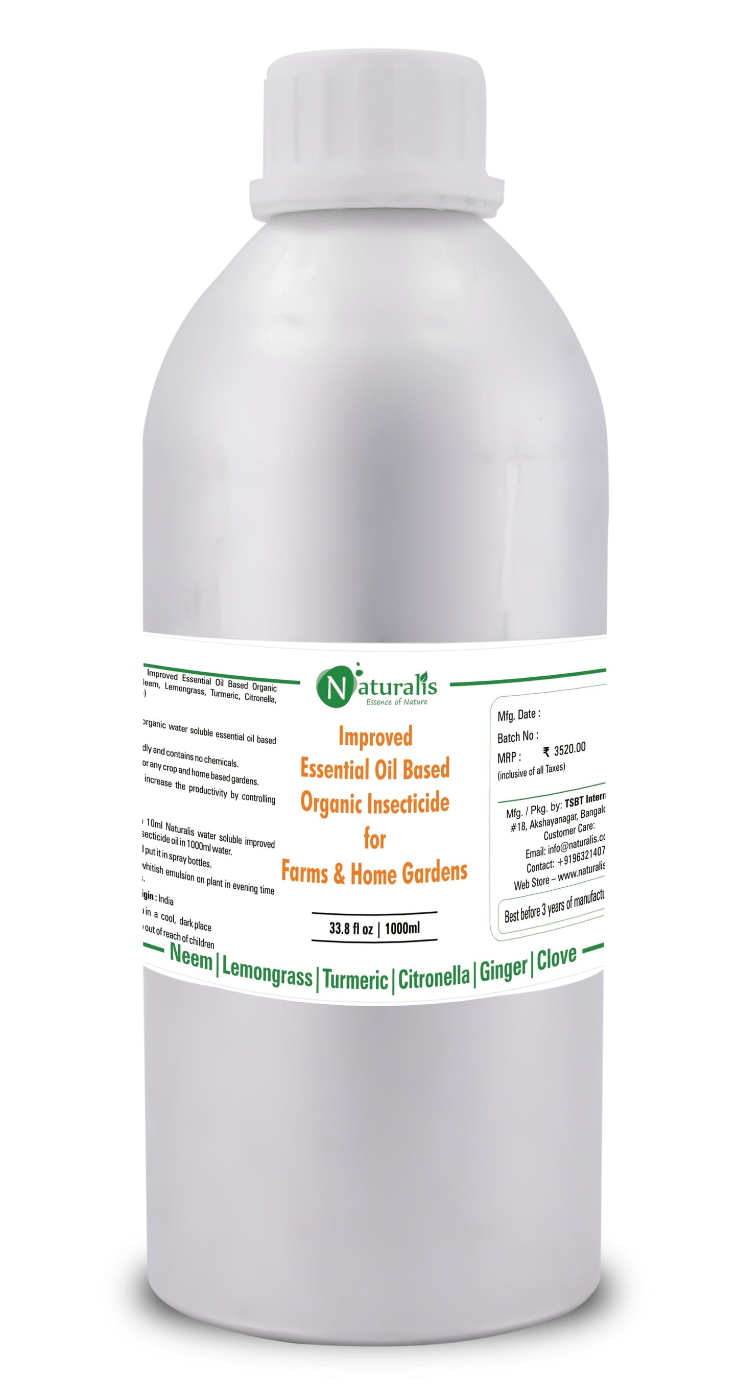 Naturalis Essential Oil Based Organic Insecticide