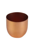 Amaya Decors Table Top Planter with Copper Plating (Set of 2)