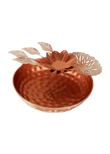 Amaya Decors Flower Design Urli - Set of 3