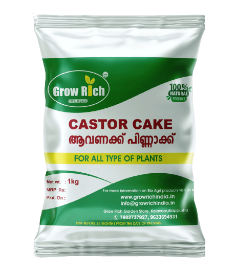 GrowRich Castor Manure Cake (5 Kgs)