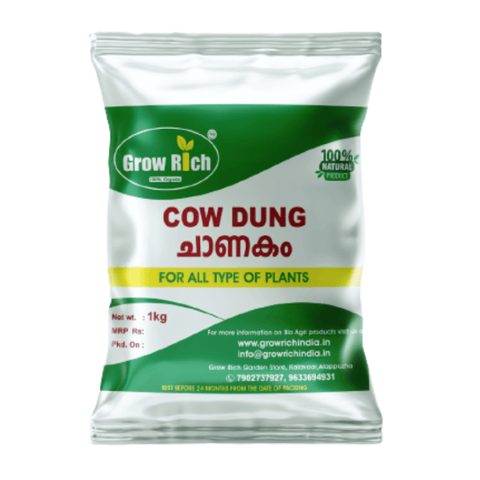 GrowRich Cow Dung Manure (5 Kgs)