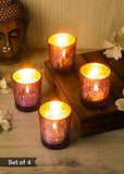 Amaya Decors Glass Votives - Set of 4