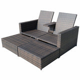 Dreamline Poolside Square Sunbed With Cushion (Brown)