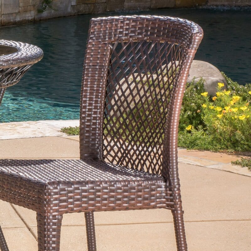 Dreamline Outdoor Garden/Balcony Patio Seating Set 1+2, 2 Chairs And Beautiful Mudda Style Table