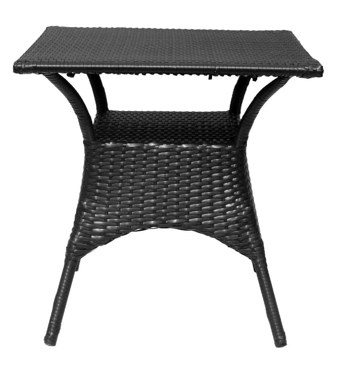 Dreamline Outdoor Furniture Garden Patio Balcony Furniture - 4 Chairs And Table Set (Black)