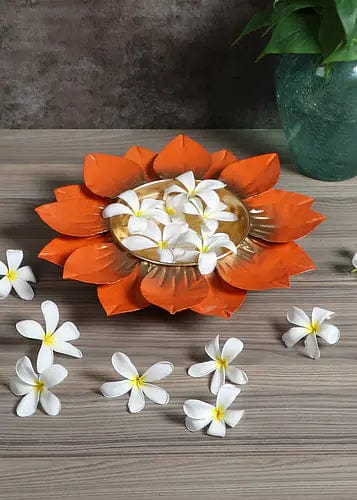 Amaya Decors Lotus Flower Shaped Urli