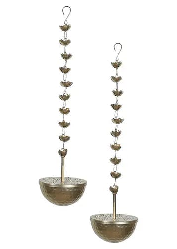 Amaya Decors Lobaan Urli, Hanging (Set of 2)