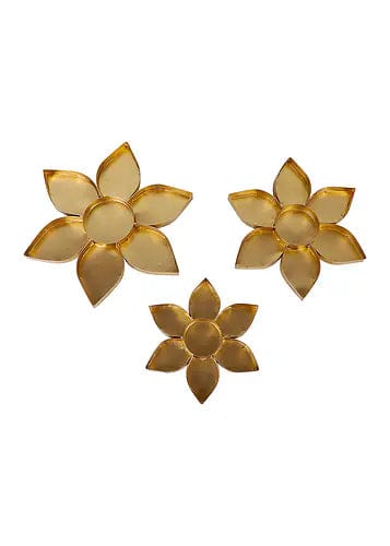 Amaya Decors Set of 3 Flower Shape Urli