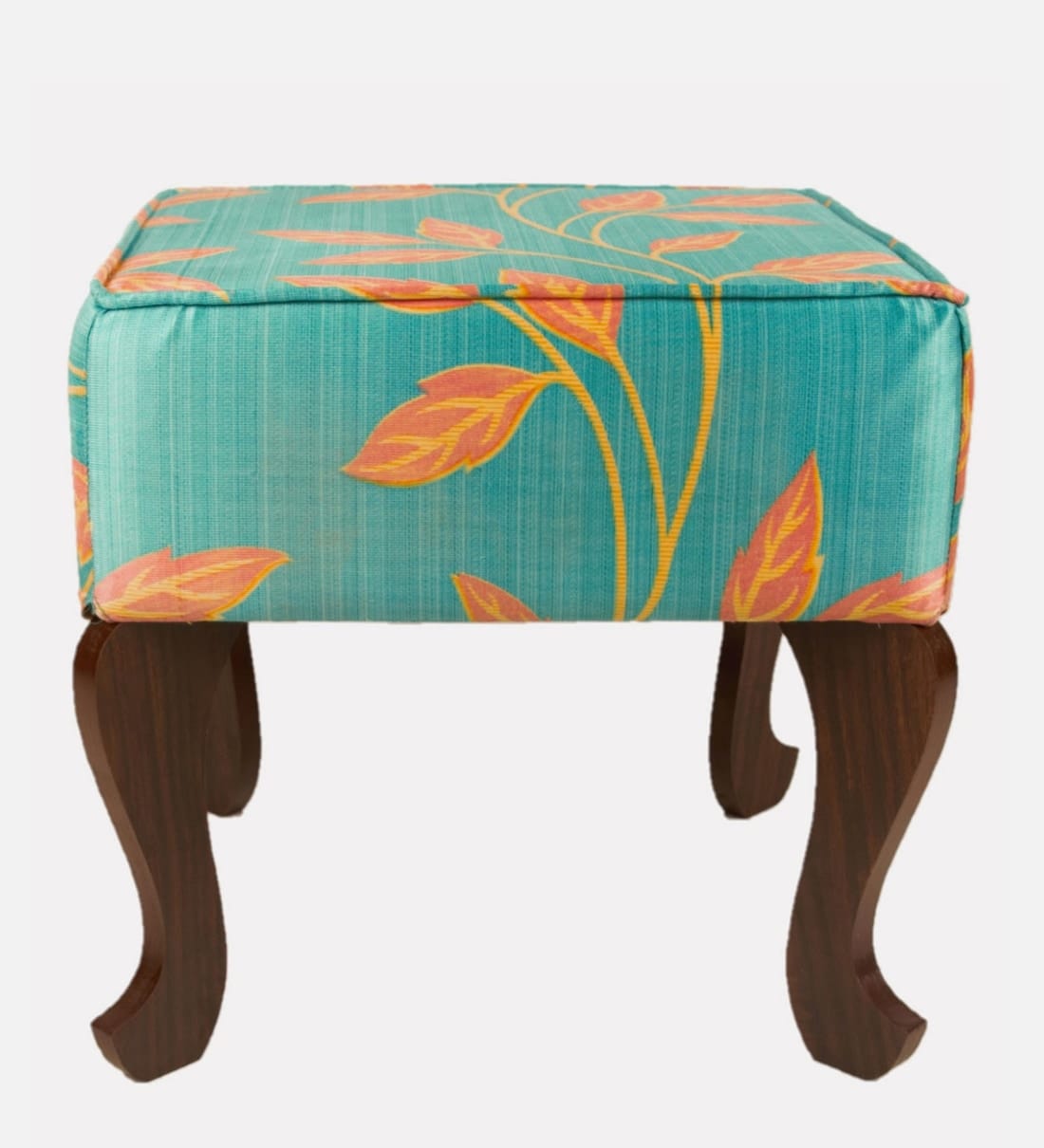 Raytrees Home Wooden Square Seating Ottoman