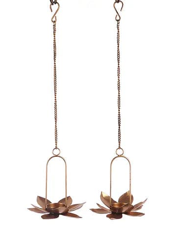 Amaya Decors Hanging Flower Tealight Holder (Set of 2)