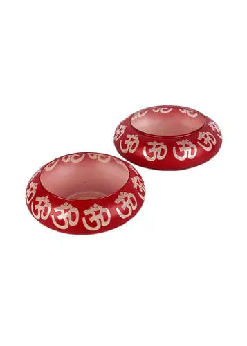 Amaya Decors Potpourri Bowl Glass Urli - Set of 2