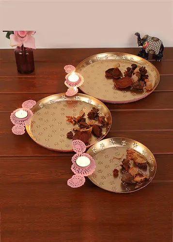 Amaya Decors Urli (Pink) - Set of 3