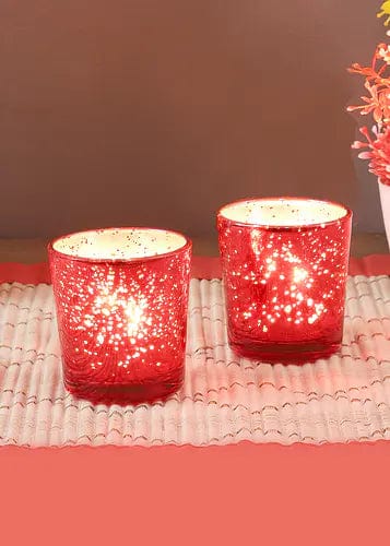 Amaya Decors Glass Votives - Set of 4